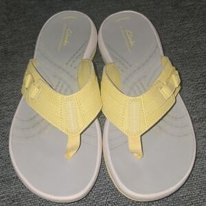 Clarks Yellow Sandals
